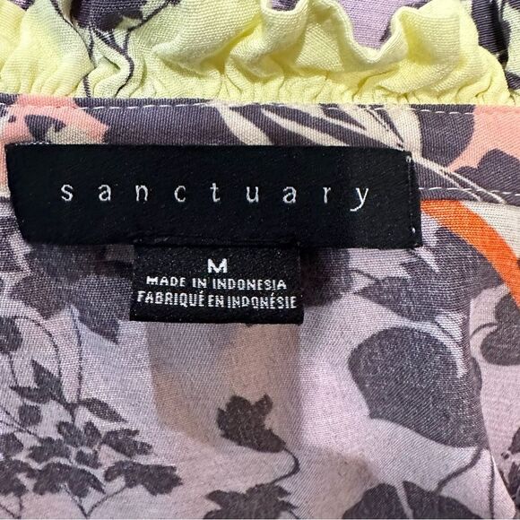 Sanctuary Floral Patchwork Boho Blouse - Size M - Picture 11 of 11